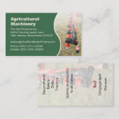農業の穀物の噴霧の腕 名刺 (正面/裏面)