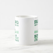 農業は皆のためではない コーヒーマグカップ (中央)