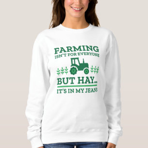農業は皆のためではない スウェットシャツ