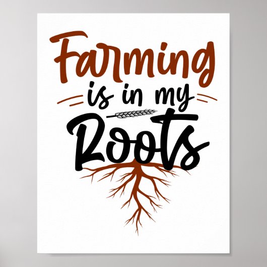 農業は私のルーツ農業にある ポスター (正面)