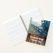 農業をテーマにしたログブックの収穫作成 ノートブック (内部)