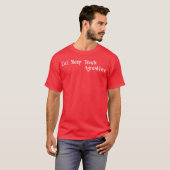 農業を教えるための食べる寝る Tシャツ (正面フル)