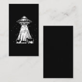 農業エイリアンウおもしろいシUFO誘拐農家 名刺 (正面/裏面)