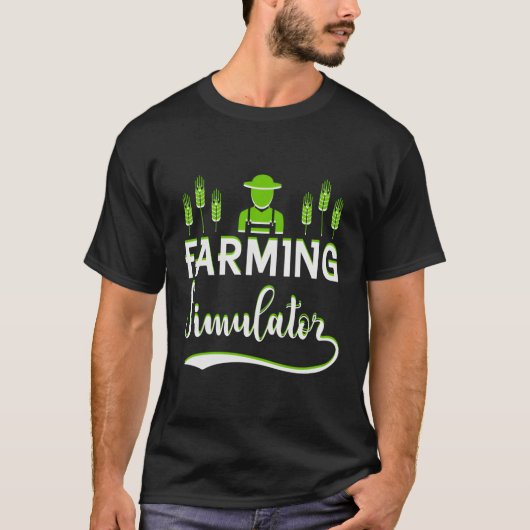 農業シミュレータ Tシャツ (正面)