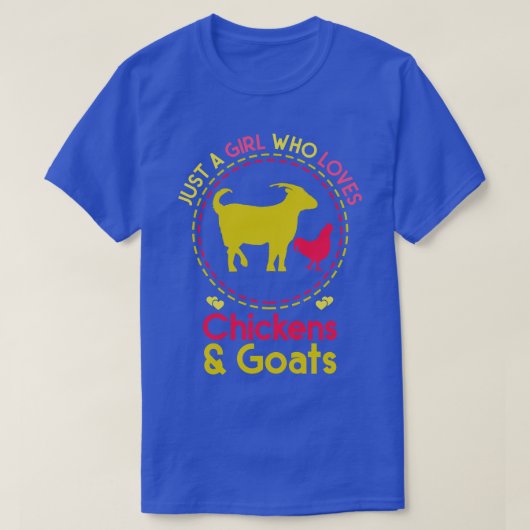 農業チキンヤギ Tシャツ (デザイン正面)