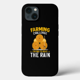農業チャレンジビートレインおもしろい農家 iPhone 13ケース