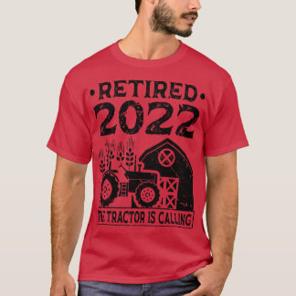 農業トラクおもしろいタメン農家 Tシャツ