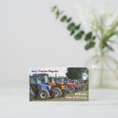 農業トラクターの名刺 名刺 (スタンド正面)