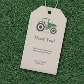 農業トラクター感謝 ギフトタグ
