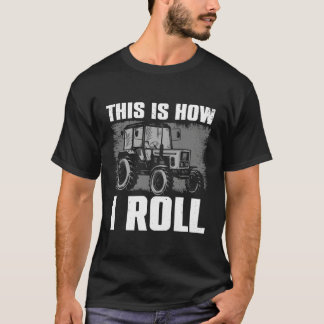 農業トラクタ用トラクタ農家 Tシャツ