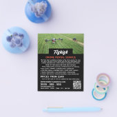 農業ドローンポートレートドローンレンタル会社 チラシ (シングル)