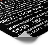 農業ドローンポートレートドローンレンタル会社 ポスター (角)