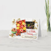 農業ビジネス休暇の季節の果実 シーズンカード (正面)