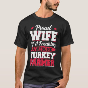 農業ファームアグリカルチャートルコ農家妻 Tシャツ