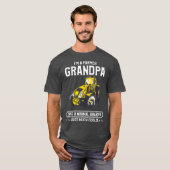 農業ユーモア かっこいい 農業名言 農場 Tシャツ (正面フル)