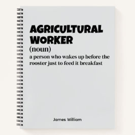 農業作業者 – おもしろいジョブ定義 ノートブック