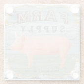 農業供給 ガラスコースター (裏面)