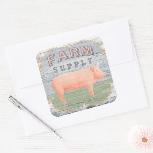 農業供給 スクエアシール (封筒)