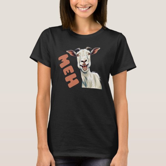 農業動物おもしろい・メイ Tシャツ (正面)