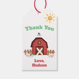 農業動物かわいい誕生日ありがとう – GLS ギフトタグ