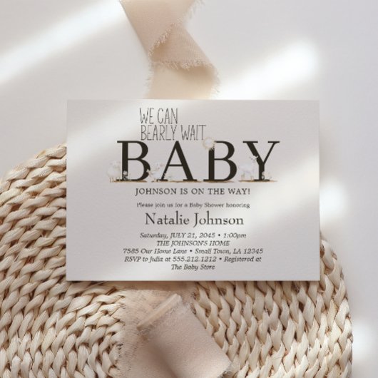 農業動物の牧草地の友人ベビーシャワー 招待状