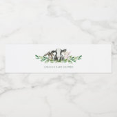 農業動物の緑の少年の赤ちゃんシャワー水ボトル ペットボトルラベル (シングルラベル)