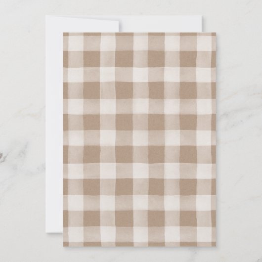 農業動物の誕生日の招待, FARM ANIMAL 1ST 招待状 (裏面)