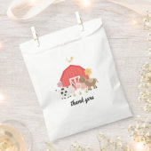 農業動物の誕生日パーティーの好意バッグ フェイバーバッグ (クリップ留めされた状態)