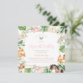 農業動物の誕生日パーティーの招待 招待状 (スタンド正面)