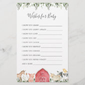 農業動物の赤ちゃんシャワーベビー (正面)