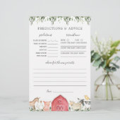 農業動物の赤ちゃんシャワー予測とアドバイス (スタンド正面)