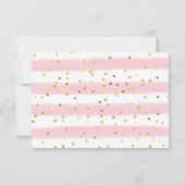 農業動物カボチャのピンクトラックドライブ誕生日 サンキューカード (裏面)