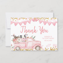 農業動物カボチャのピンクトラックドライブ誕生日