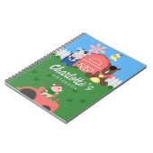 農業動物キッズスパイラルノートブック ノートブック (左側)