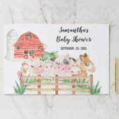 農業動物シャワー紙ランチョンマットティアウェイパッド ペーパーパッド (インサイチュ)