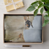 農業動物タン牛の写真 薄葉紙 (ギフト)