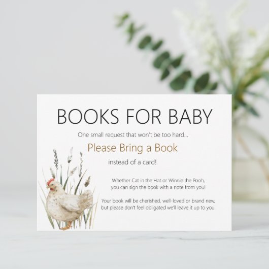 農業動物トラクターブック用ベビーカード エンクロージャーカード (スタンド正面)