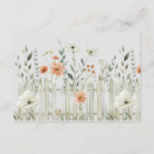 農業動物トラクターブック用ベビーカード エンクロージャーカード (裏面)