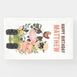 農業動物バモーーホーリーカウズ第1回2回目の誕生日 横断幕