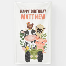 農業動物バモーーホーリーカウズ第1回2回目の誕生日 横断幕