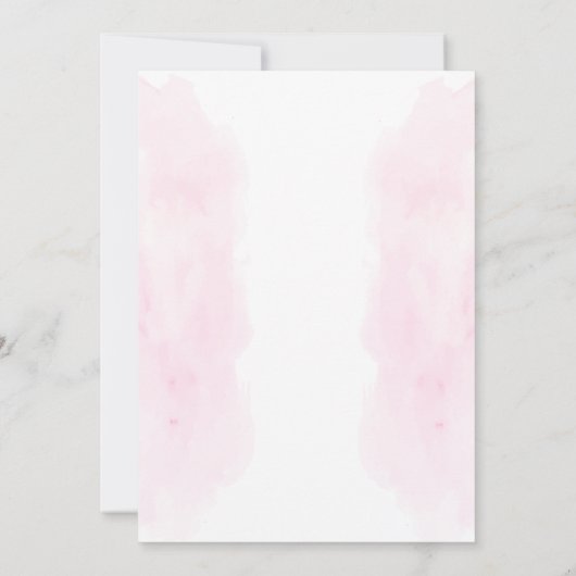 農業動物バルーン納屋周囲の庭ベビーシャワー 招待状 (裏面)