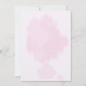 農業動物バルーン納屋周囲の庭誕生日パーティー 招待状 (裏面)