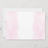 農業動物バルーン納屋周囲の庭赤ちゃんシャワー写真 招待状 (裏面)