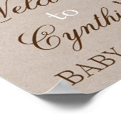 農業動物パーティー歓迎の看板ポスター ポスター (角)