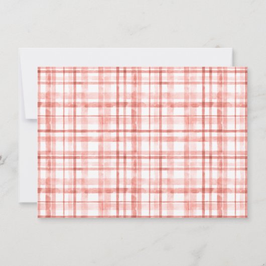 農業動物フォト誕生日 招待状 (裏面)