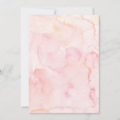 農業動物フローラがベビーカードを希望 招待状 (裏面)