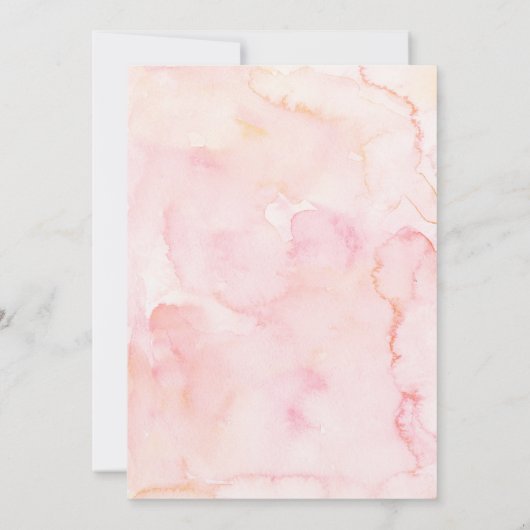 農業動物フローラがベビーカードを希望 招待状 (裏面)