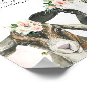 農業動物フローラガールレイトナイトおむつポスター ポスター (角)