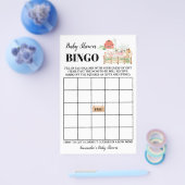 農業動物ベビシャワビンゴゲームカード チラシ (シングル)