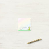 農業動物レインボーカラフルキッズ ポストイット (デスク上)